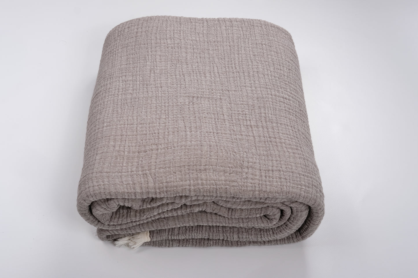 Kea - Crinkled Plaid/Musselin XXL - Kuschelweiche Decke 4-lagig gewebt, 2,20m x 2,40m. In 7 Farben.