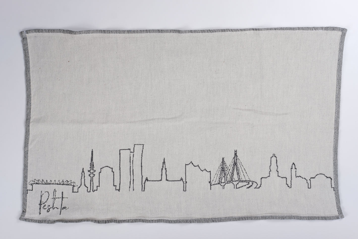 Hamburg Geschirrtuch – Skyline