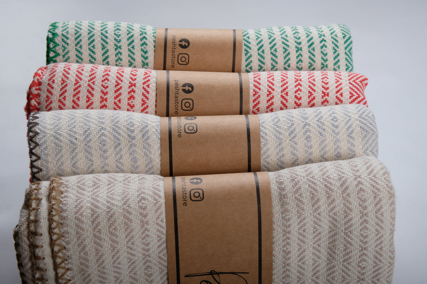 Iraya Oversize. Tolles Streifenmuster mit Rauten und mit zeitlosem Zierstich. In 4 Farben.