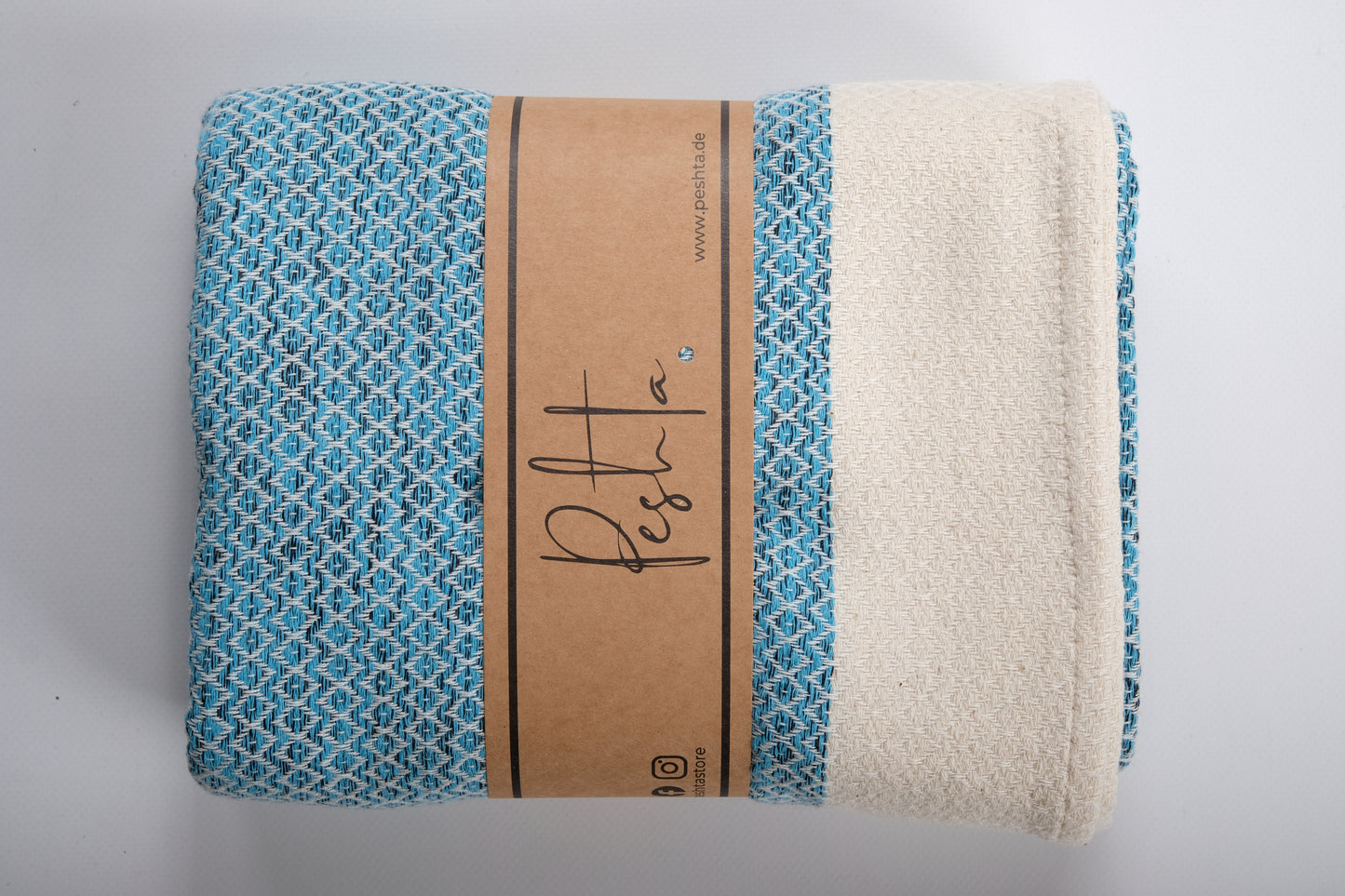 Colima Oversize. Edles Rautenmuster in 4 eleganten Farben. Wellnesstuch und Meditationstuch.