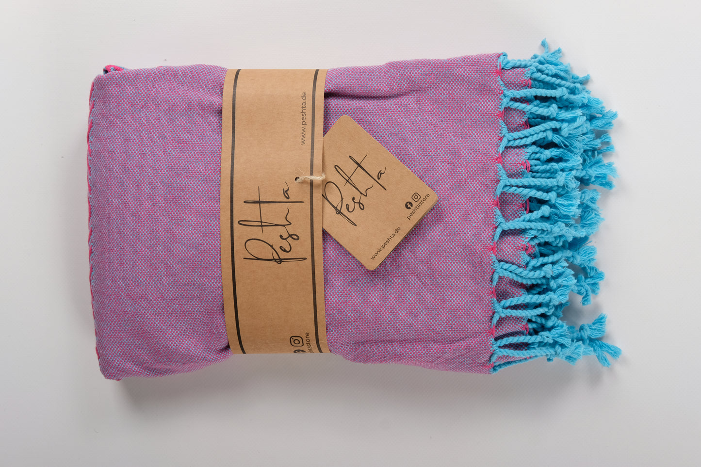 Luahoko - Strandtuch mit Rauten & Streifen