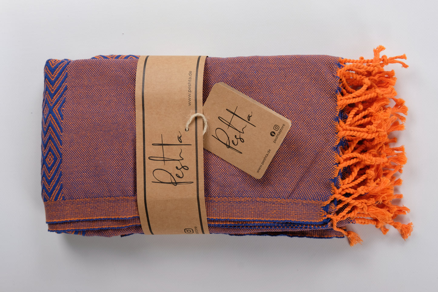 Luahoko - Strandtuch mit Rauten & Streifen