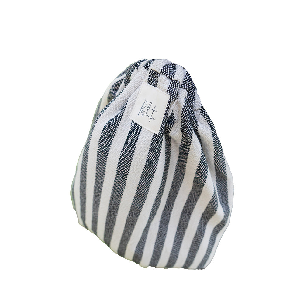 Rincon Beach Bag by Peshta. Weiße vertikale Streifen auf leuchtenden Farben. Das "3-in-1" Peshta. In 4 Farben.