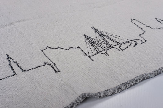 Hamburg Geschirrtuch – Skyline