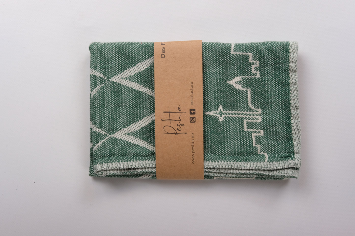 Frankfurt Geschirrtuch – Geripptes & Skyline