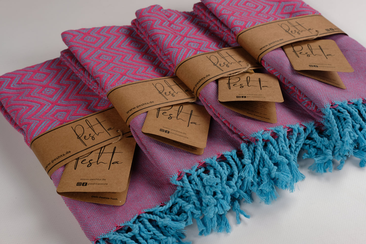 Luahoko - Handtuch mit Rauten