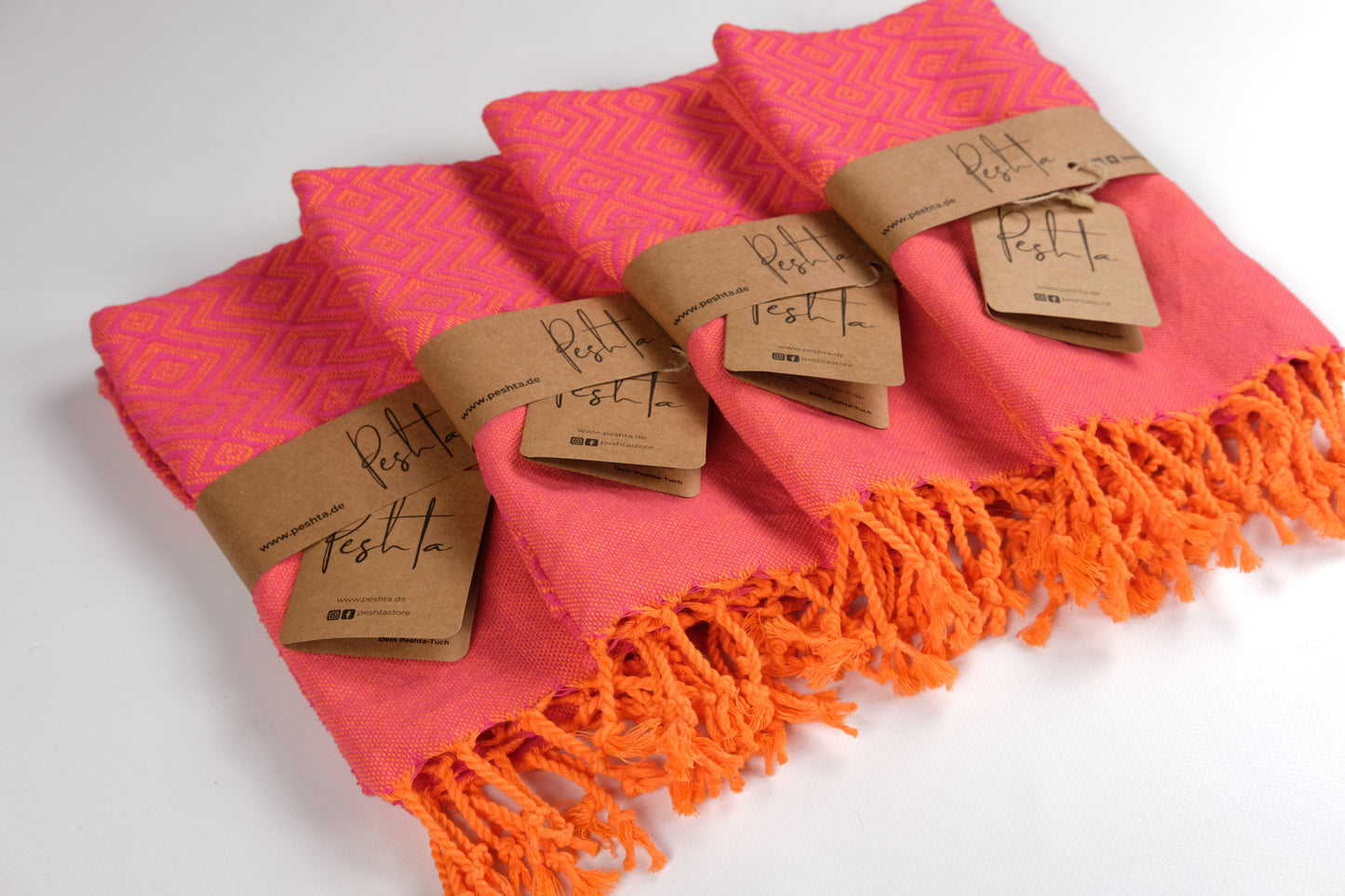 Luahoko - Handtuch mit Rauten