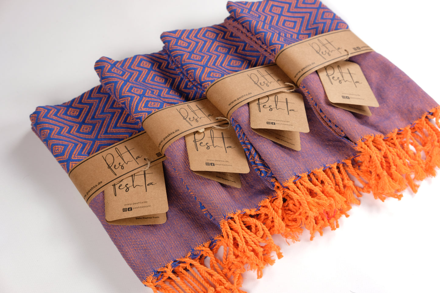 Luahoko - Handtuch mit Rauten