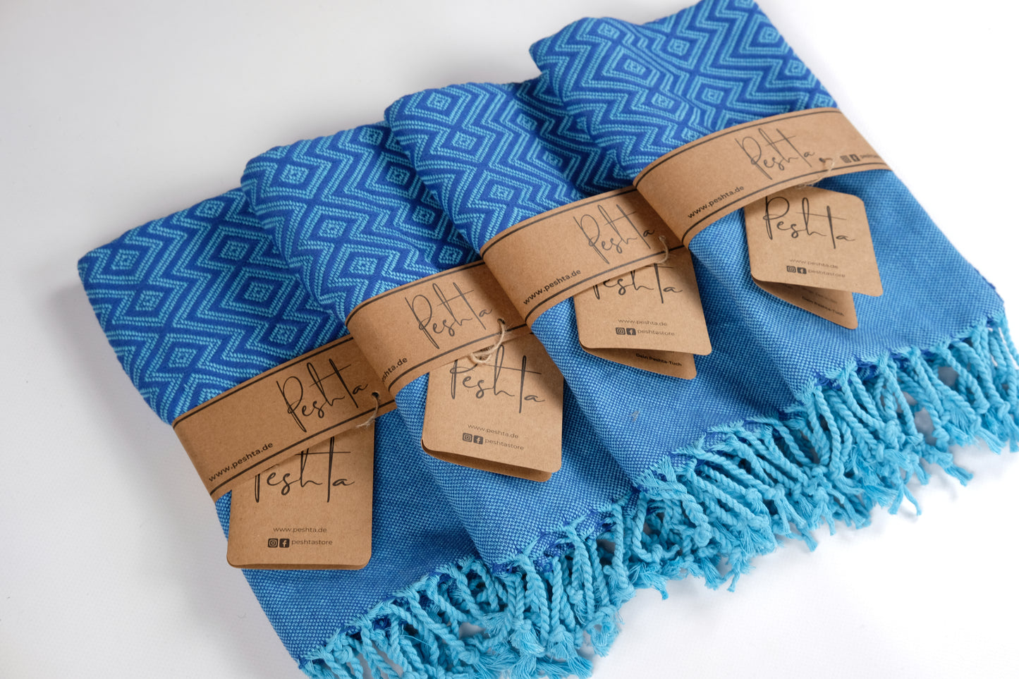 Luahoko - Handtuch mit Rauten