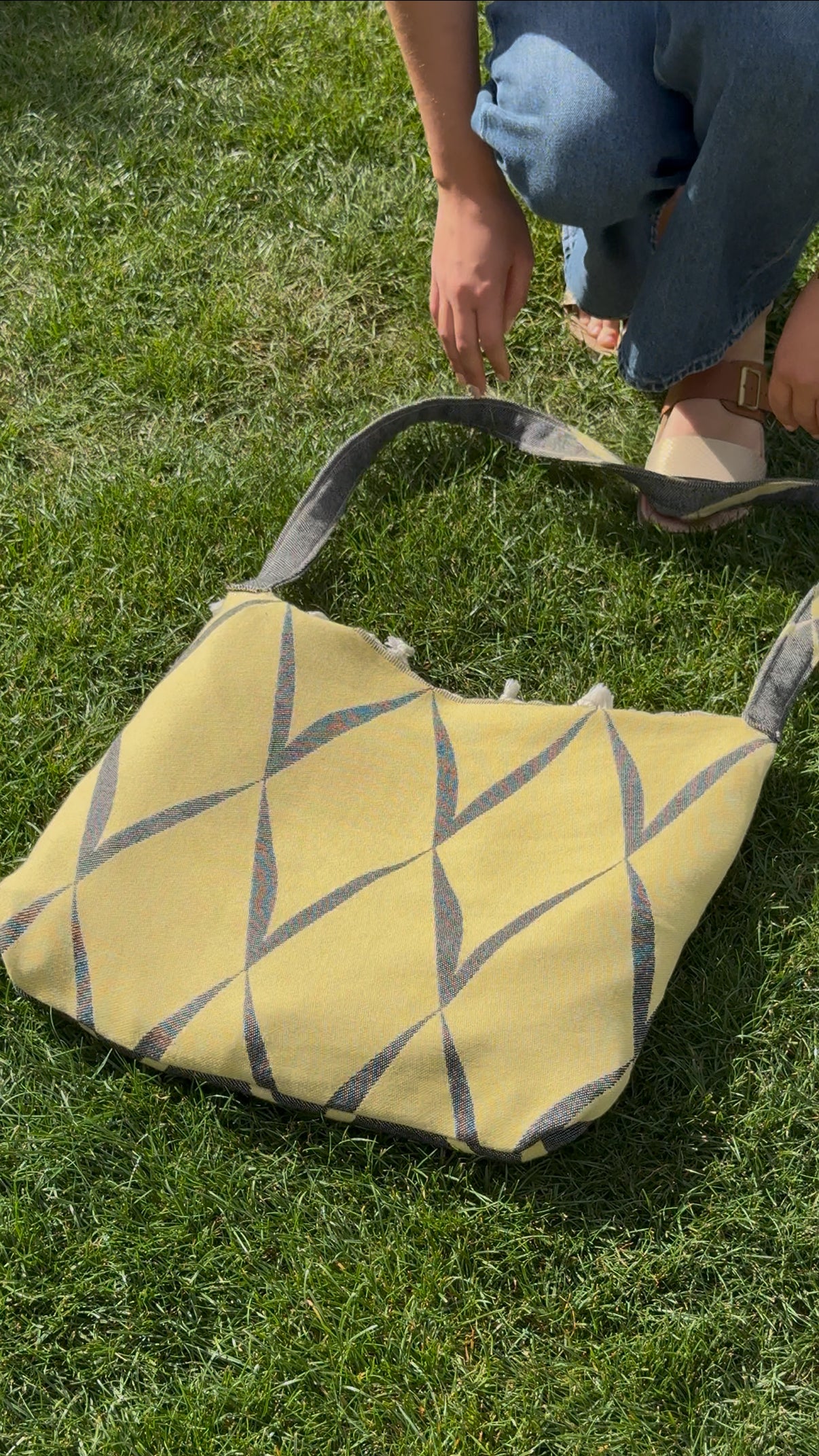 Frankfurt Hey Bag – 2-in-1 Strandtuch & Umhängetasche