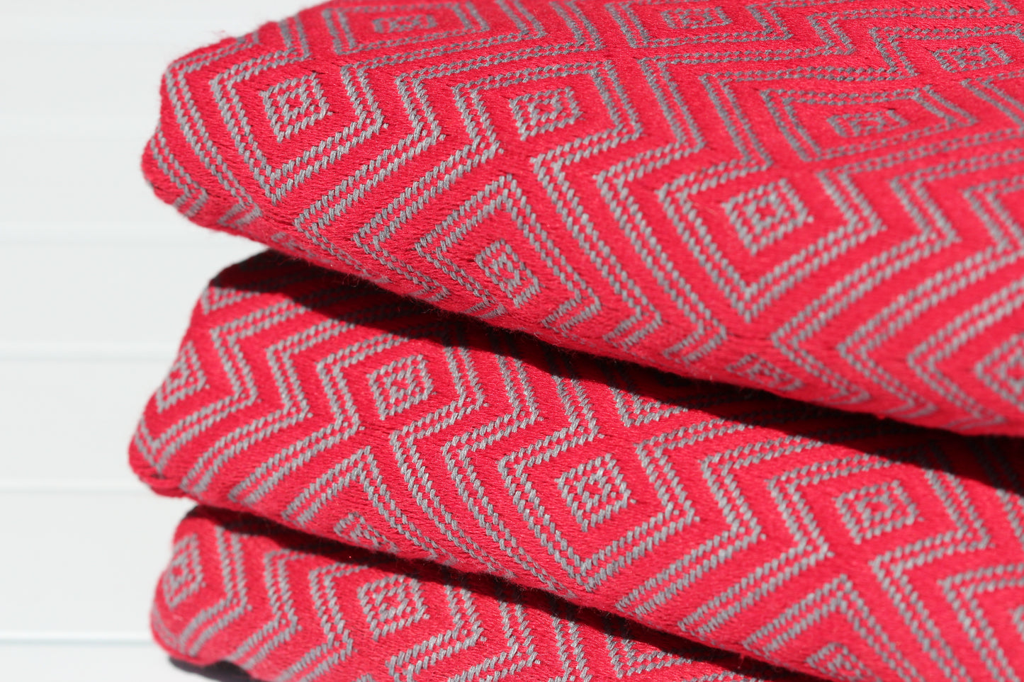 Luahoko - Strandtuch mit Rauten & Streifen