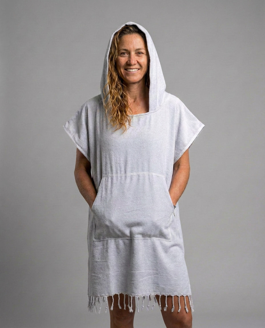 Mira Poncho - Einfarbiges Poncho
