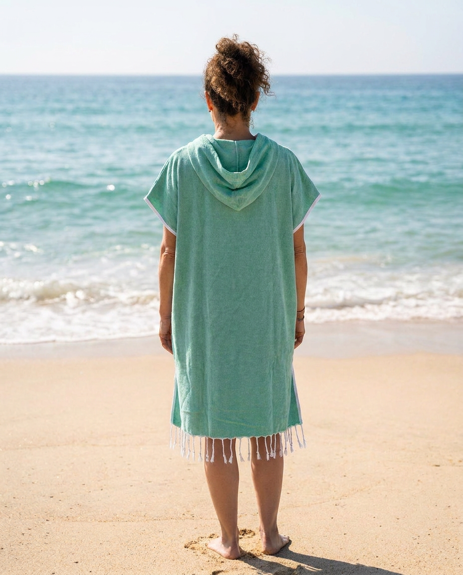 Mira Poncho - Einfarbiges Poncho