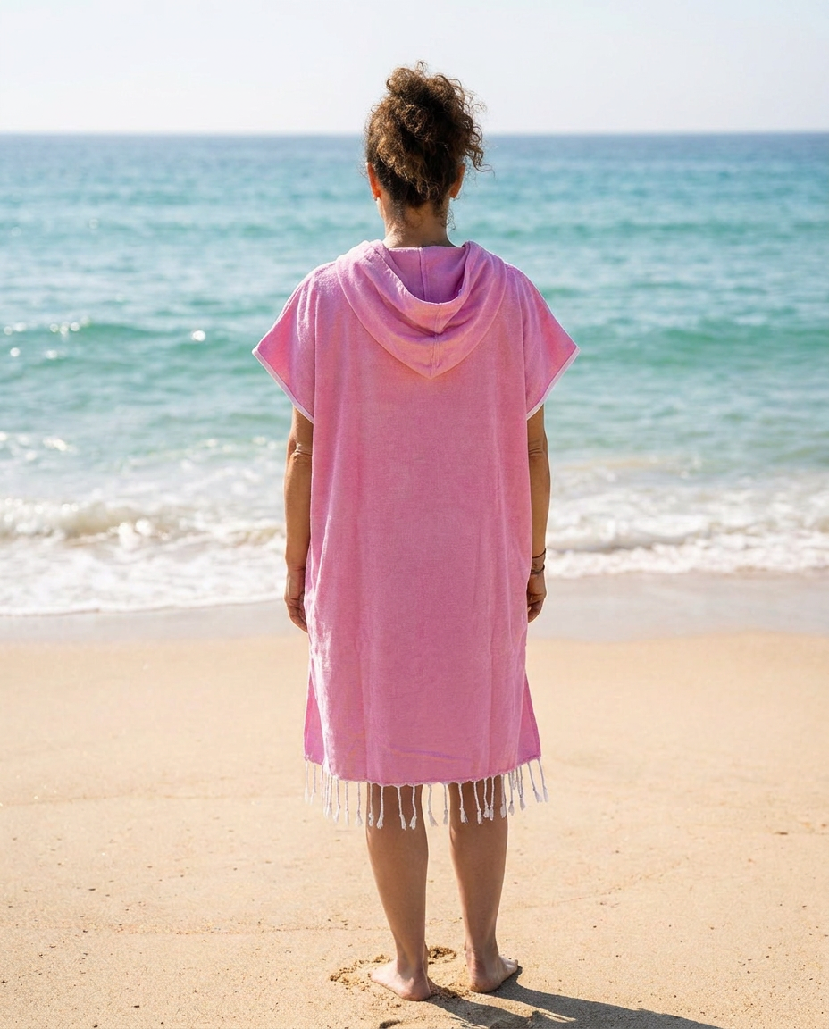 Mira Poncho - Einfarbiges Poncho