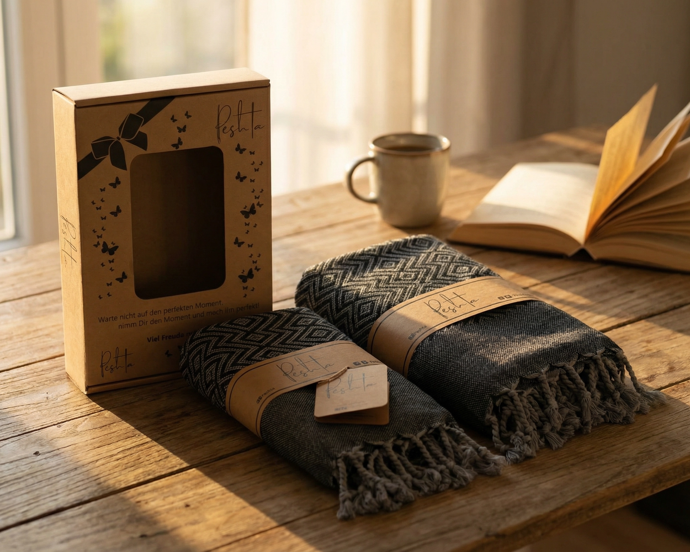 Luahoko Geschenk-Set – Strandtuch und Handtuch